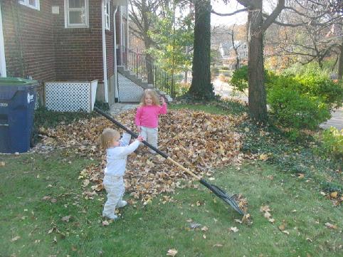 2005_11_26 Cate and Jane raking leaves.jpg